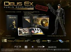 Deus Ex: Human Revolution [Collector's Edition] PAL Playstation 3 Prices