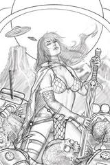 Mars Attacks Red Sonja [Strati Sketch Virgin] #1 (2020) Comic Books Mars Attacks Red Sonja Prices