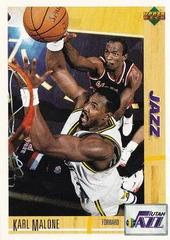 Karl Malone [Spanish] #98 Basketball Cards 1991 Upper Deck International Prices