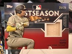 Juan Soto [Red] #PPR-JS Baseball Cards 2023 Topps Postseason Performance Relics Prices