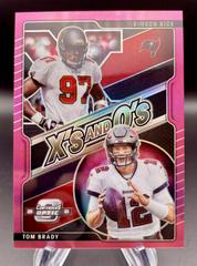 Simeon Rice, Tom Brady [Pink] #XO-30 Football Cards 2021 Panini Contenders Optic Xs and Os Prices