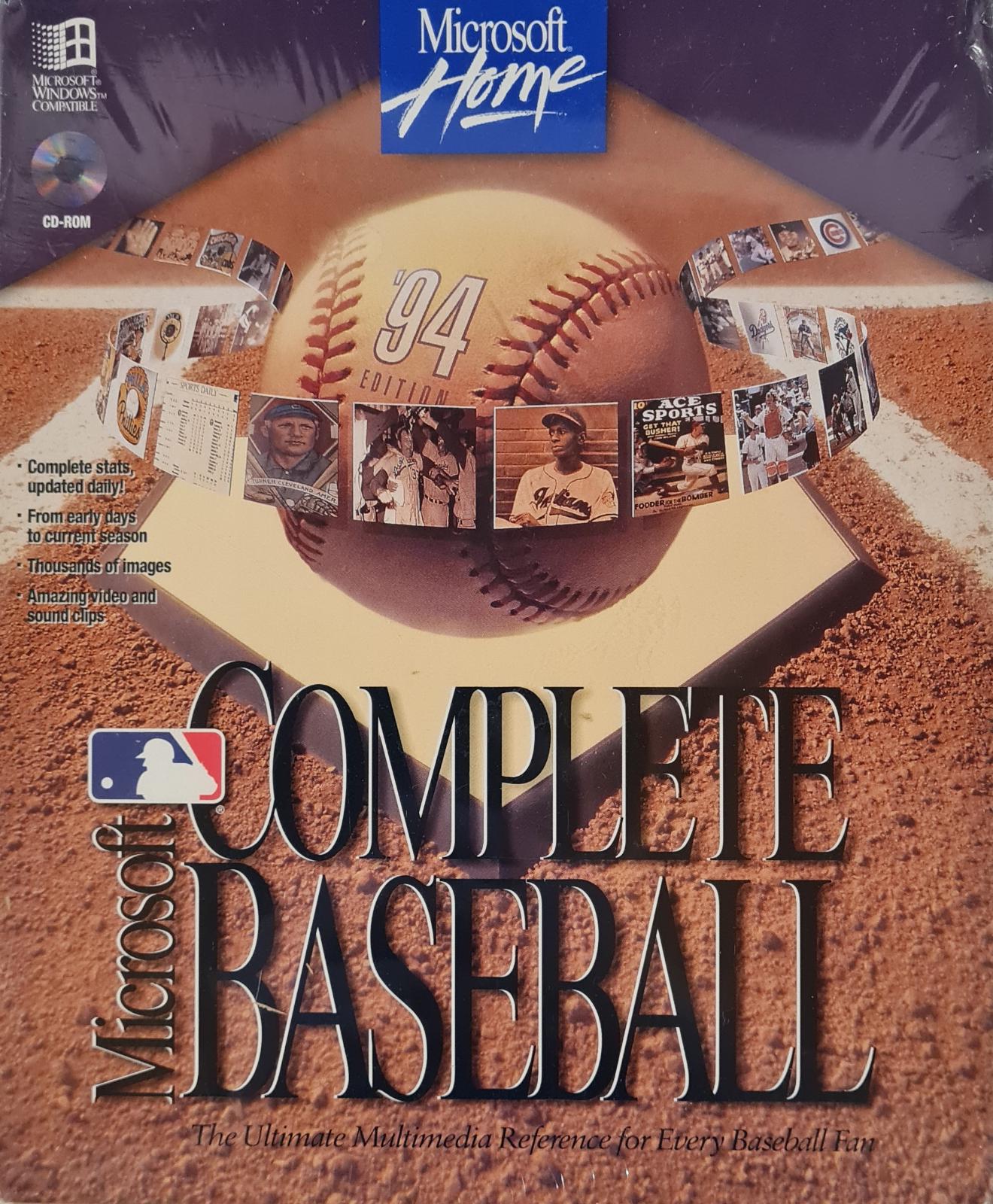 Microsoft Complete Baseball PC Games