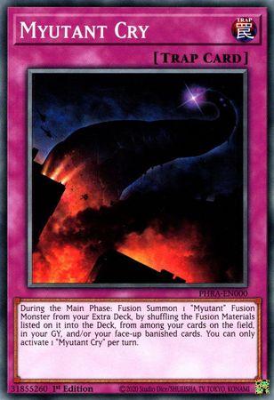 Myutant Cry [1st Edition] PHRA-EN000 YuGiOh Phantom Rage