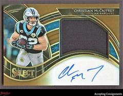 Christian McCaffrey [Copper Prizm] Football Cards 2020 Panini Select Swatches Prices