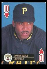 Barry Bonds [10 of Hearts] Baseball Cards 1992 U.S. Playing Card Aces Prices