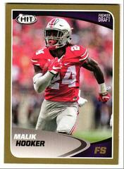 Malik Hooker [Gold] #83 Football Cards 2017 Sage Hit Premier Draft Prices