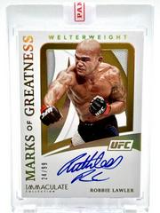 Robbie Lawler Ufc Cards 2021 Panini Immaculate UFC Marks of Greatness Autographs Prices
