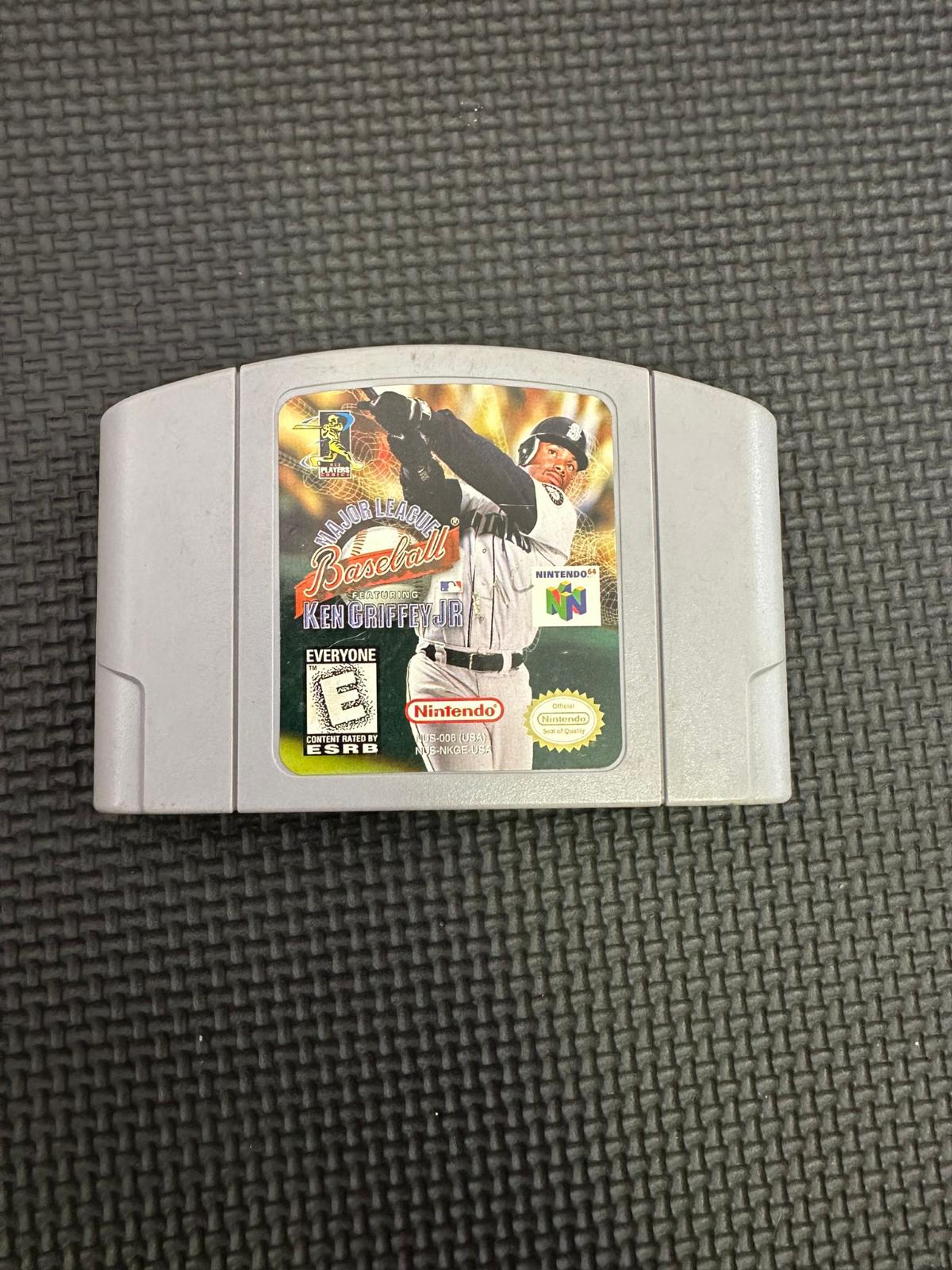 Major League Baseball Featuring Ken Griffey Jr Item only Nintendo 64