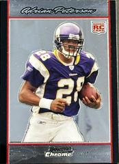 Adrian Peterson [Refractor] #BC65 Football Cards 2007 Bowman Chrome Prices