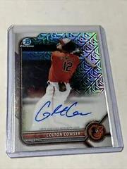 Colton Cowser Baseball Cards 2022 Bowman Chrome Mega Box Mojo Autographs Prices