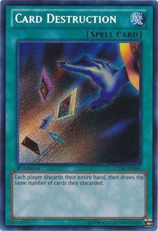 Card Destruction [1st Edition] LCYW-EN060 YuGiOh Legendary Collection 3: Yugi's World Mega Pack