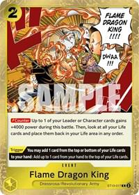 Flame Dragon King ST13-017 One Piece Ultra Deck: The Three Brothers