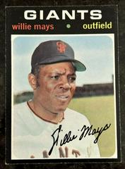 Willie Mays Baseball Cards 1971 Topps Prices