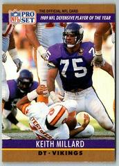 Keith Millard #5 Football Cards 1990 Pro Set FACT Cincinnati Prices