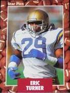 Eric Turner #42 Football Cards 1991 Star Pics Prices