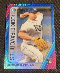 Brendan McKay[Blue Refractor Mega Box Mojo] #ROYF-BM Baseball Cards 2020 Bowman Chrome Rookie of the Year Favorites Prices