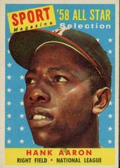 Hank Aaron [All Star] #488 Baseball Cards 1958 Topps Prices