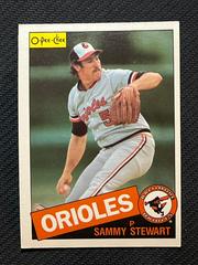 Sammy Stewart #213 Baseball Cards 1985 O Pee Chee Prices