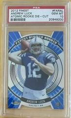 Andrew Luck Football Cards 2012 Topps Finest Atomic Rookie Die Cut Prices