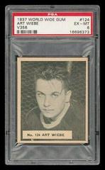 Art Wiebe Hockey Cards 1937 V356 World Wide Gum Prices
