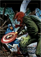 Captain America vs. Red Skull Marvel 1992 Masterpieces Battle Spectra Prices