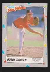 Bobby Thigpen #17 Baseball Cards 1988 Fleer Star Stickers Prices