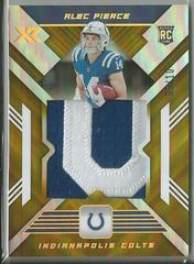 Alec Pierce [Gold] #RXL-21 Football Cards 2022 Panini XR Rookie XL Materials Prices
