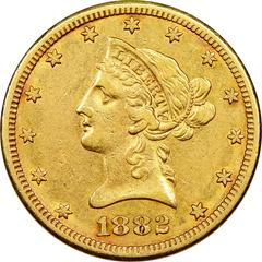 1882 CC Coins Liberty Head Gold Double Eagle Prices