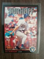 B.J. Surhoff #248 Baseball Cards 1993 Panini Donruss Triple Play Prices