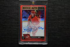 Sebastian Aho [Red Prism] Hockey Cards 2016 O-Pee-Chee Platinum Rookie Autographs Prices