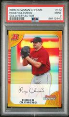 Roger Clemens [Gold Refractor] #110 Baseball Cards 2005 Bowman Chrome Prices