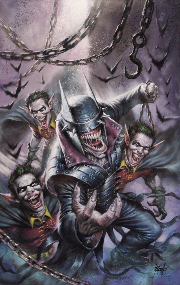 Batman Who Laughs [Parrillo Virgin Blood] #1 (2018) Comic Books Batman Who Laughs