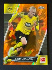Erling Haaland [Orange] Soccer Cards 2021 Topps Chrome Bundesliga Sapphire Prices