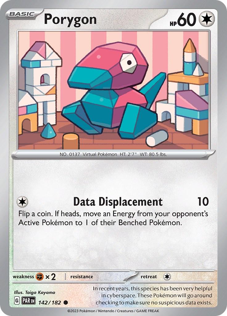 Porygon #142 Pokemon Paradox Rift