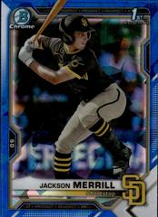 Jackson Merrill Baseball Cards 2021 Bowman Draft Sapphire Prices