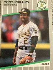 Tony Phillips Baseball Cards 1989 Fleer Update Prices