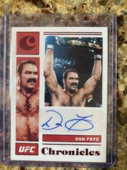 Don Frye [Red] Ufc Cards 2021 Panini Chronicles UFC Signatures Prices