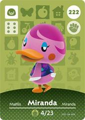 Miranda #222 [Animal Crossing Series 3] Amiibo Cards Prices
