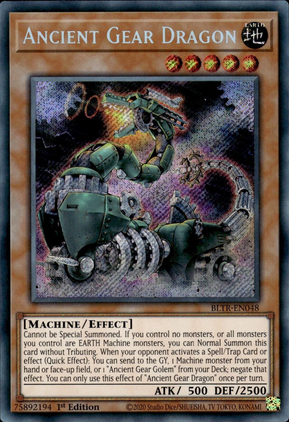 Ancient Gear Dragon BLTR-EN048 YuGiOh Battles of Legend: Terminal Revenge