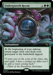 Undergrowth Recon [Extended Art] #411 Magic Murders at Karlov Manor Prices