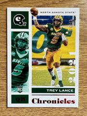 Trey Lance [Red] Football Cards 2021 Panini Chronicles Draft Picks Prices