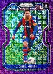 Lionel Messi [Purple Mojo] #15 Soccer Cards 2020 Panini Chronicles Prizm La Liga Prices