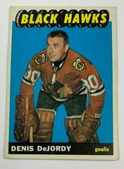 Denis DeJordy #113 Hockey Cards 1965 Topps Prices