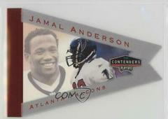 Jamal Anderson [Grey] #3 Football Cards 1998 Playoff Contenders Pennants Prices