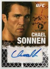Chael Sonnen [Onyx] #FA-CS Ufc Cards 2010 Topps UFC Autographs Prices