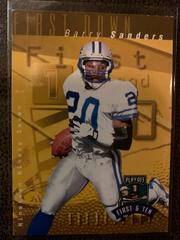Barry Sanders #183 Football Cards 1997 Playoff 1st & 10 Prices