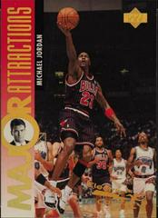 Michael Jordan [Electric Court Gold] #339 Basketball Cards 1995 Upper Deck Prices