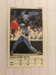 Gerald Perry #230 Baseball Cards 1991 Panini Stickers Prices