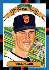 Will Clark [Diamond Kings] #21 Baseball Cards 1988 Donruss Prices