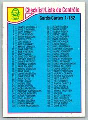Checklist 1-132 #165 Hockey Cards 1985 O-Pee-Chee Prices